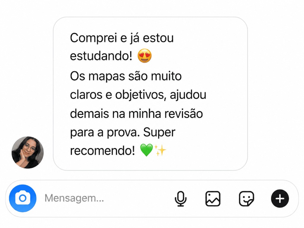 Depoimento de estudante sobre os mapas mentais